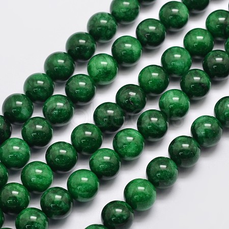Natural Malaysia Jade Beads Strands G-A146-10mm-B04-1