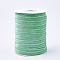 Single Face Velvet Ribbon, Medium Aquamarine, 3/8 inch(9.5~10mm), about 50yards/roll(45.72m/roll)