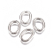 Tarnish Resistant 304 Stainless Steel Jump Rings, Open Jump Rings, Oval, Stainless Steel Color, 12 Gauge, 13.5x10x2mm, Inner Diameter: 9.5x6mm