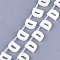 Freshwater Shell Beads, Top Drilled Beads, Letter.D, 10x8x3mm, Hole: 0.8mm