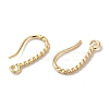 Long-Lasting Plated Brass Ear Wire X-KK-K381-07G-02-2