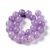Dyed Natural Malaysia Jade Beads Strands X-G-G021-02B-05-3