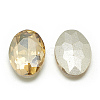 Pointed Back Glass Rhinestone Cabochons RGLA-T080-8x10mm-06-2