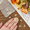 10Pcs Brass Pendants KK-BBC0023-79G-3