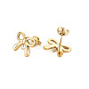 Ion Plating(IP) 304 Stainless Steel Stud Earring Findings STAS-N097-228-2