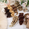 6Pcs 6 Colors High Temperature Fiber Doll Hairs DIY-GL0006-24B-4