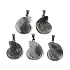 Natural Labradorite Pendants G-Q601-45B-1
