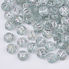 Plating Transparent Acrylic Beads X-TACR-T008-01B-1