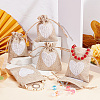 Jute Cloth Storage Bags ABAG-WH0031-30-5