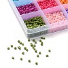180G 15 Colors Baking Paint Glass Seed Beads SEED-JQ0003-01C-3mm-4