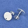 304 Stainless Steel Stud Earring Findings STAS-O119-15C-S-2