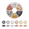 300Pcs 6 Style Brass Spacer Beads KK-PH0011-26-1