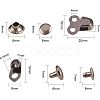 Alloy Boot Lace Hooks PALLOY-NB0001-12B-2