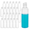 40Pcs PET Plastic Press Cap Transparent Bottles MRMJ-BC0003-53-1