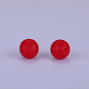 Round Silicone Focal Beads SI-JX0046A-123-2