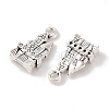 Tibetan Style Zinc Alloy Pendants TIBEP-R334-156AS-RS-2