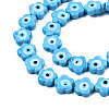 Handmade Evil Eye Lampwork Beads Strands LAMP-N029-008B-3