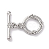 Brass Toggle Clasps KK-S403-22P-1