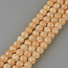 Synthetic Crackle Quartz Beads Strands X-GLAA-S134-8mm-07-2