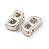 Platinum Plated Alloy Beads PALLOY-CJC0001-64P-B-2
