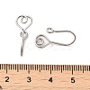 Non-Tarnish 316 Surgical Stainless Steel Clip on Nose Rings STAS-P336-09E-P-3