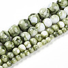 Baking Paint Glass Beads Strands DGLA-N003-6mm-C06-2