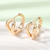 Brass Hoop Earrings for Women KK-CBA341B-12G-1