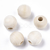 Natural Unfinished Wood Beads X-WOOD-Q038-18mm-1