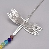 Crystal Ceiling Fan Pull Chains Chakra Hanging Pendants Prism X-AJEW-WH0021-30C-2