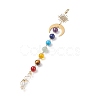 7 Chakra Gemstone Beaded Pendant Decorations HJEW-JM00797-2