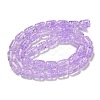 Transparent Crackle Glass Beads Strands GLAA-NH0001-04F-2