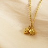 Lotus Pod 304 Stainless Steel Pendant Necklaces for Women TL8108-1-3