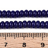 Opaque Solid Color Glass Beads Strands GLAA-ZX008-4mm-18P-4