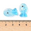 Handmade Foil Lampwork Fish Beads FOIL-Z001-01D-1-3