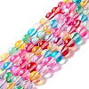 Synthetic Moonstone Beads Strands G-E573-02B-33-2