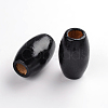 Dyed Barrel Natural Wood Beads WOOD-S619-2-LF-2