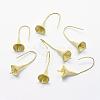 Brass Earring Hooks KK-K186-76C-RS-1