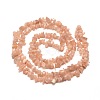 Natural Sunstone Chip Bead Strands X-G-M205-19-2