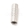 Tarnish Resistant 304 Stainless Steel Magnetic Clasps with Glue-in Ends STAS-K006-3mm-33C-3