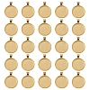 Alloy Pendant Cabochon Settings PALLOY-YW0001-69G-1