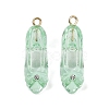 Transparent Resin Rhinestone Pendants RESI-Q021-01B-1
