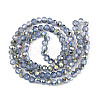 Electroplate Glass Beads Strands EGLA-A034-J4mm-S07-2