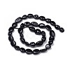 Natural Black Tourmaline Beads Strands G-L493-51-3