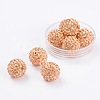 Polymer Clay Rhinestone Beads RB-H284-8MM-362-1
