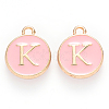 Golden Plated Alloy Enamel Charms LS-X-ENAM-S118-07K-1