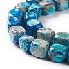 Natural Regalite/Imperial Jasper/Sea Sediment Jasper Beads Strands G-Z008-01A-3