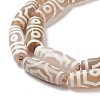 Tibetan Style dZi Beads Strands TDZI-G012-35A-3