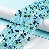 Glass Beads Strands EGLA-A034-M4mm-58-1