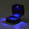 Square Plastic Jewelry Pendant Boxes OBOX-F005-02B-4