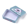 Cat Pattern Tinplate Empty Boxes CON-WH0073-15G-2